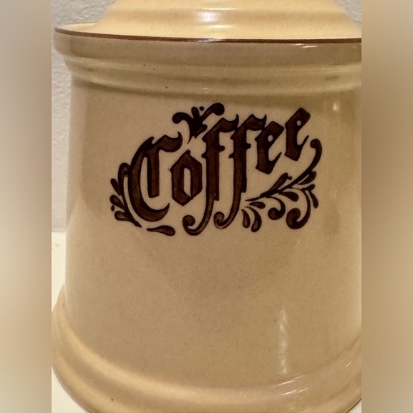 Vintage Village Pattern Pfaltzgraff Coffee Canister - Picture 2 of 11